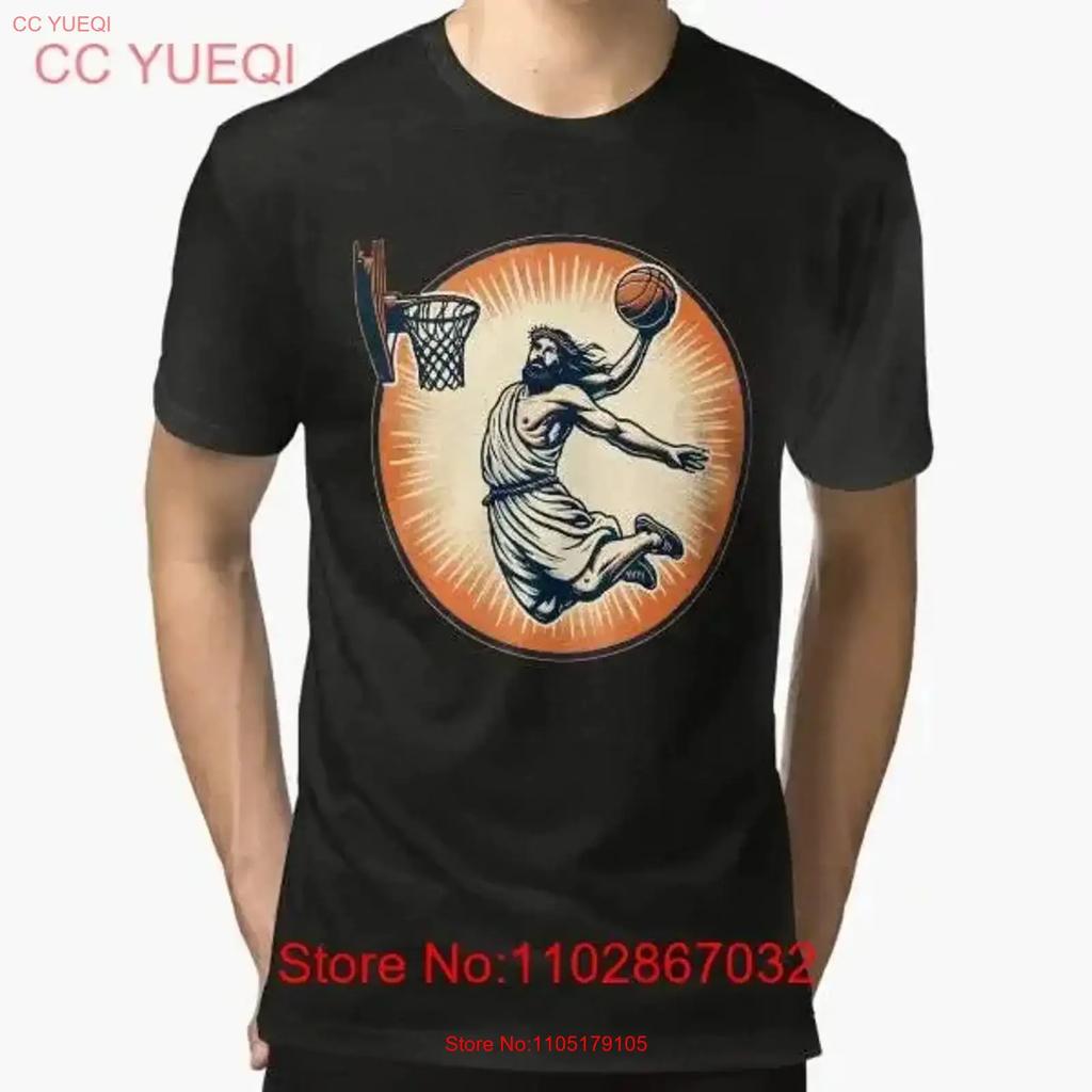 Lustiges Basketball Retro Jesus Christus Bestes T-Shirt Vintage Vielseitig Dehnbar Lässig Grafik Bequem Atmungsaktiv
