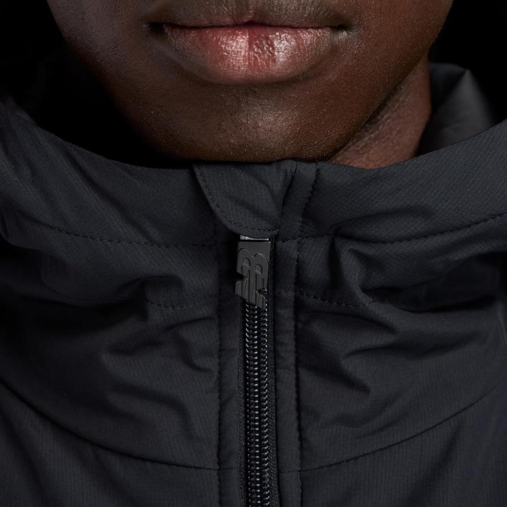 New Balance Long Padded Bench Coat Black Men's (AMJ53173)