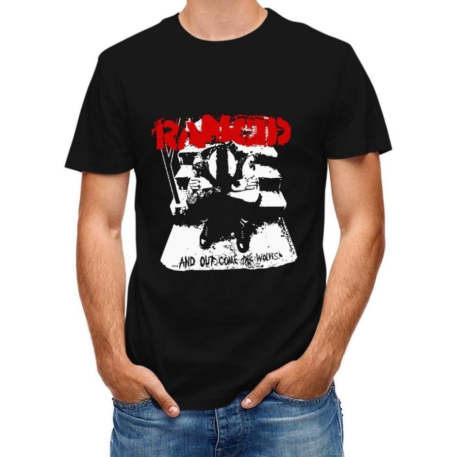 yunadas Unisex Graphic Printed T Shirt Rancid and Out Come The Wolves Tee Shirt Men Women Short Sleeve XXXXXL чёрный