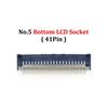 4Pin 21Pin 41Pin 53Pin FPC Female Socket Motherboard LCD Display Screen Flex Cable Clip Ribbon Connector For New 3DS LL XL