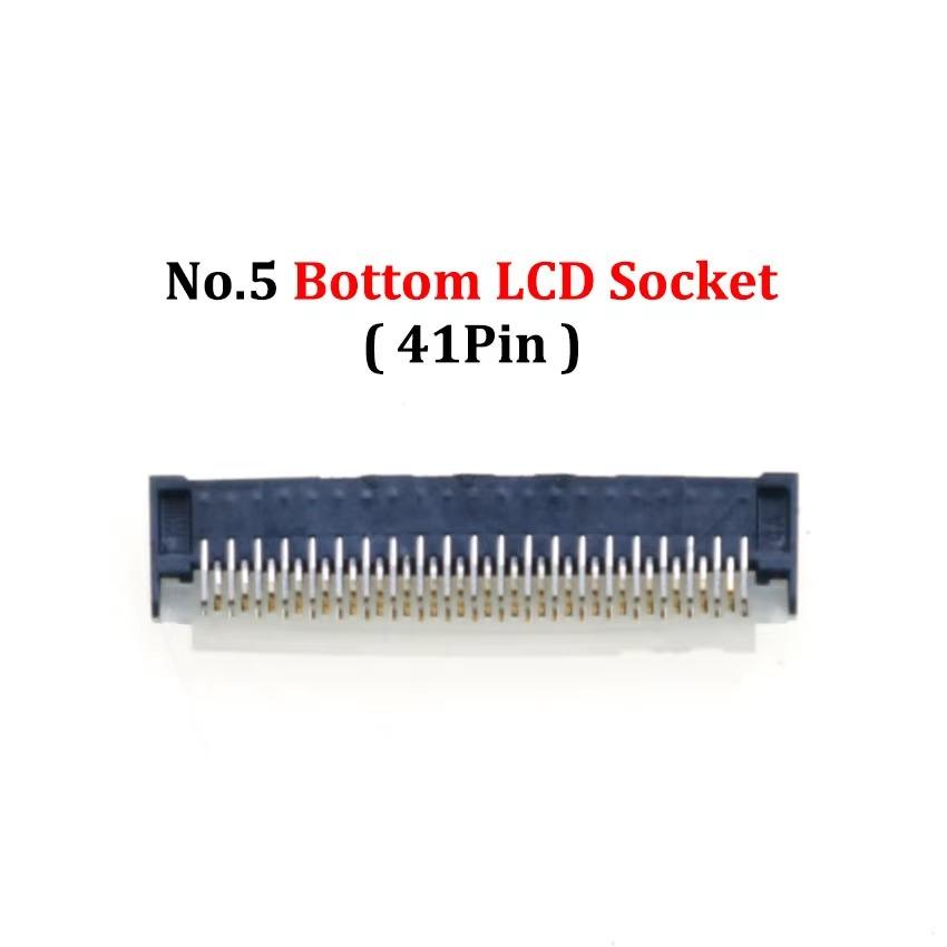 4Pin 21Pin 41Pin 53Pin FPC Female Socket Motherboard LCD Display Screen Flex Cable Clip Ribbon Connector For New 3DS LL XL
