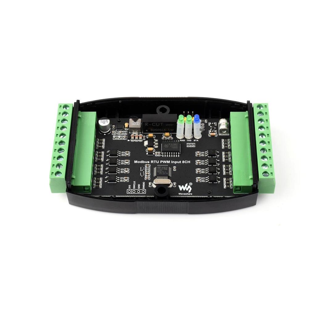 Industrial 8-Channel PWM Input Module with RS485 Interface & Isolated Modbus RTU Protection