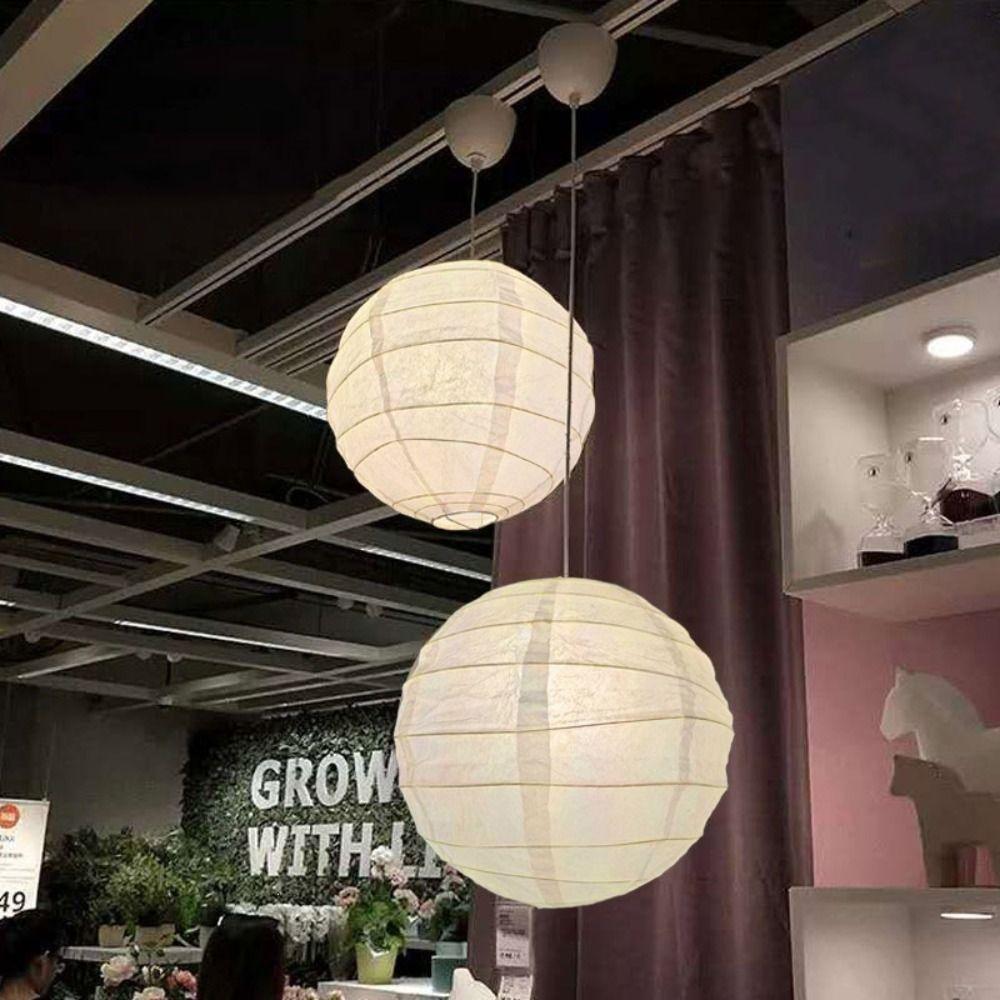 Spherical Paper Lantern Large Round Chandelier Hanging Decoration Pendant Lamp Dining Room
