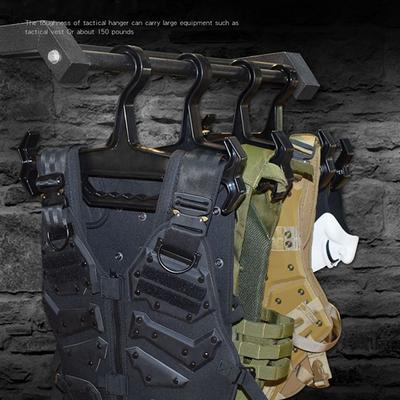 Appendiabiti tattico per gilet corazzato resistente Appendiabiti per vestiti Organizzatore Campeggio Portatile Multifunzionale Antiscivolo