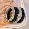 Anello per Capelli con Diamanti Completi di Alta Qualità per Donna Corda per Capelli Versatile ad Alta Elasticità Accessori per Capelli per Coda di Cavallo Alta