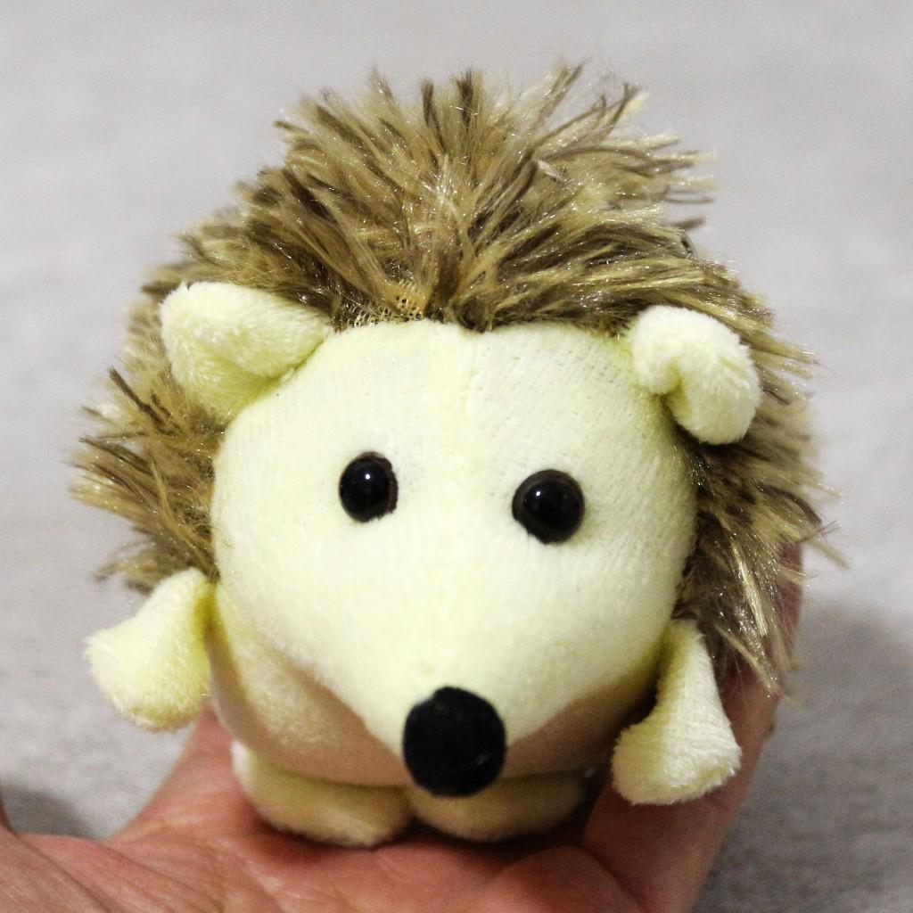 Adorable Plush Hedgehog Toy Soft Cuddly Stuffed Animal Creative Gift 10cm