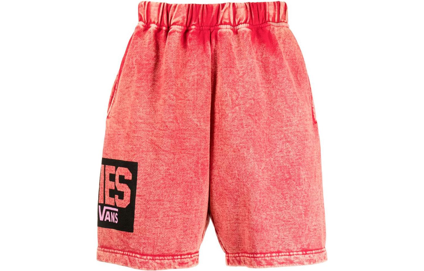 Aries X Vans Vault Fleece Shorts Red VN0A5GYGYZU L