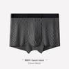 Men's Summer New Style Striped Silk Breathable Seamless Midriff Briefs
