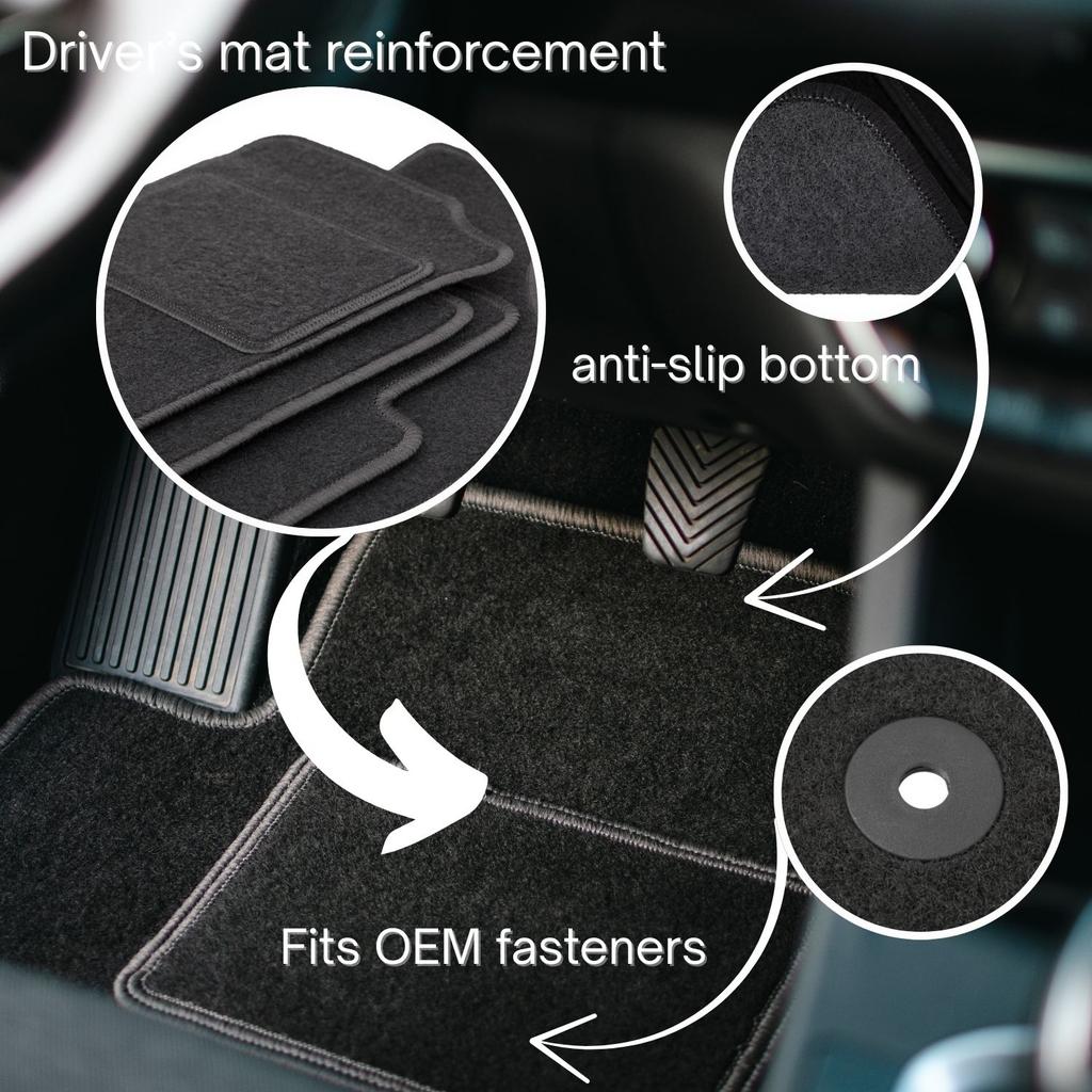 Car Floor Mats Front For Ford S-Max Mk2 Minivan (2015-)