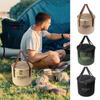 Foldable Camp Bucket 22L Camping Storage Folding Bucket Easy Hold Wash Basin Bucket For Fishing Good Hiking Picnics