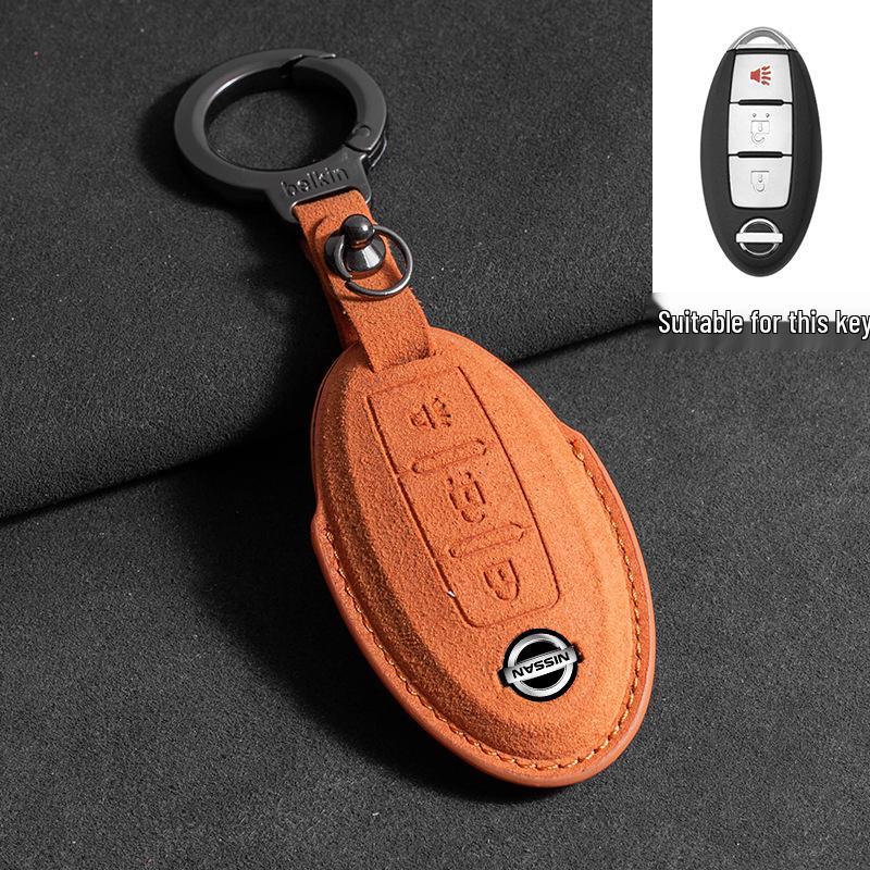 Nissan Car Key Cover for Altima, Sylphy (14th Gen), Qashqai, X-Trail, Tiida, Bluebird, Kicks, Tanlu, Loulan