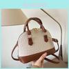 Shell Shape Pu Leather Shoulder Bag With Zipper Closure For Daily Use