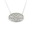 Les Trésors De Lily [L7422] - White 'Sissi' Silver Necklace