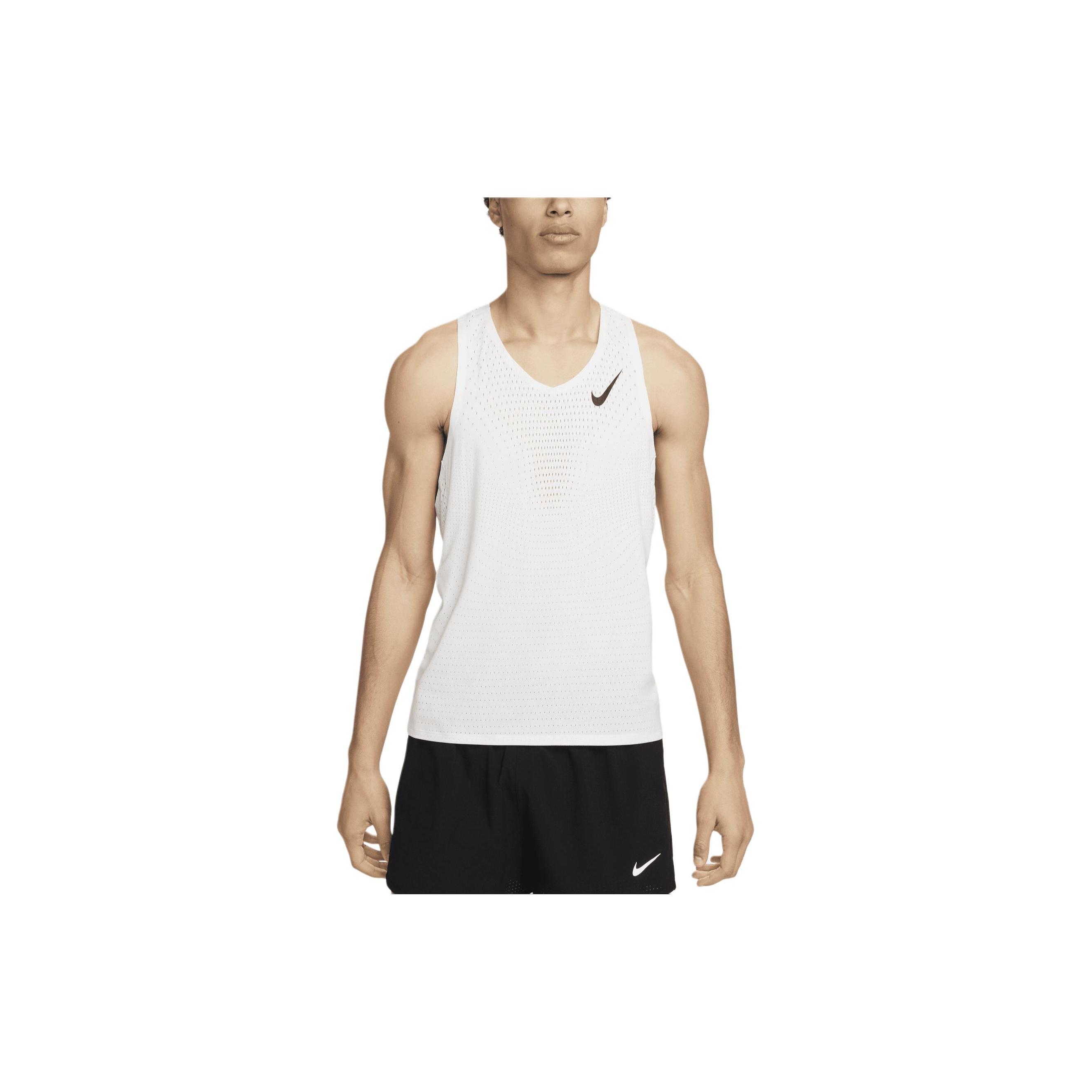 

New Nike AeroSwift Men s Dri FIT Adv Running Singlet FN4231-121 S