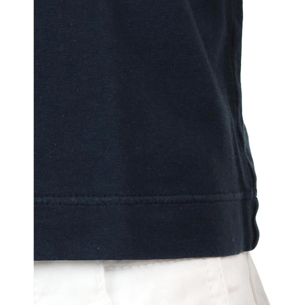 STONE ISLAND Logo Slim Fit Crew Neck Short Sleeve T-Shirt Men Tops Navy-Blue 80152NS83-V0020