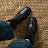 Krazing Pot Sheepskin Autumn Winter Shoes Thick Heels Size 42 Square Toe Zipper Knitwear Vintage Ankle Boots
