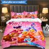 3PCS Wink Club Magical Friendship Bedding Set 2D Printing (Includes 1 Duvet Cover + 2 Pillowcases Coreless), Bedroom decor,Fan Gift