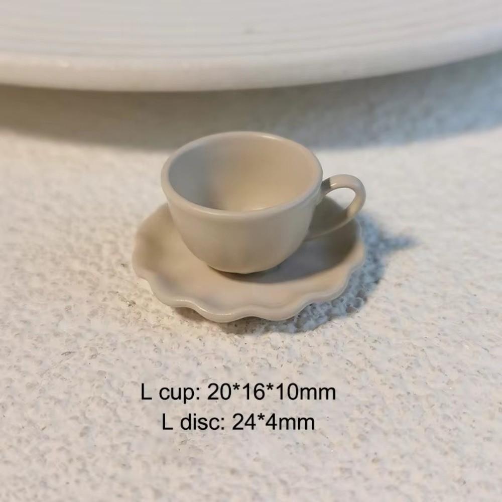 Nordic Style Mini Cup Drinks Model Toys Miniature Dollhouse Doll Accessories Coffee Mug Dish Set