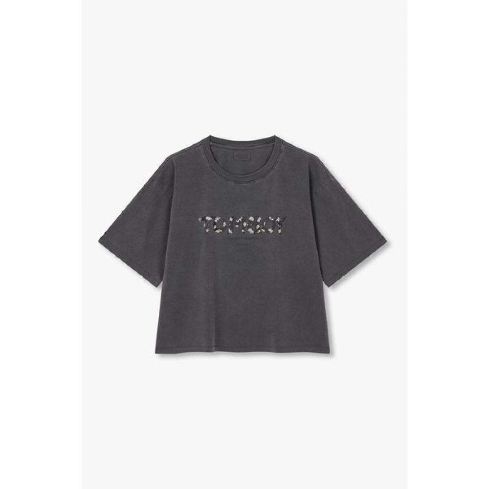 STudio Tomboy LeTTering Crop T shirT  9176322972cT 