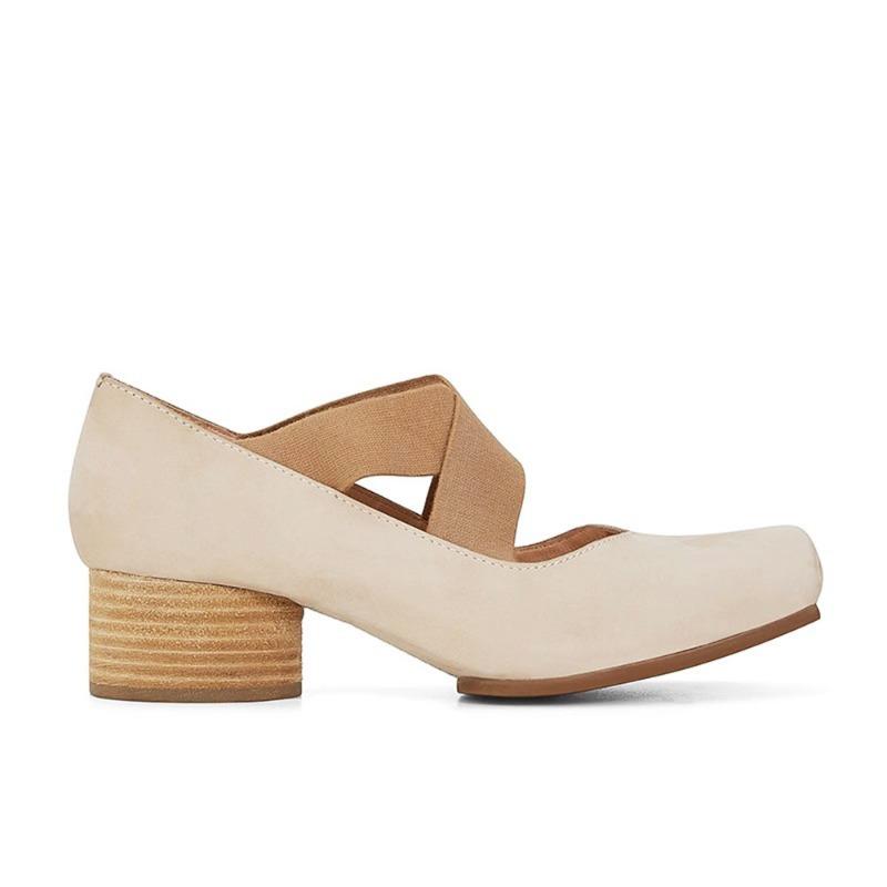 ! Shoes, Square Head Polished Retro Cross Strap Flat Heel Thick Heel, Ballet Shoes Single Shoes