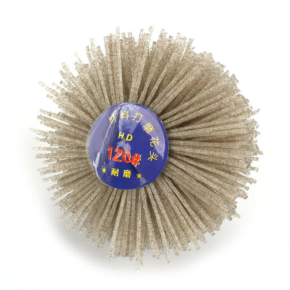 Long Lasting 80mm Nylon Wheel Brush Grinding Head for Woodwork Polishing