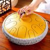 Ethereal Steel Tongue Drum - 6/8/10/12/13/14 Inch Handpan Percussion Instrument.