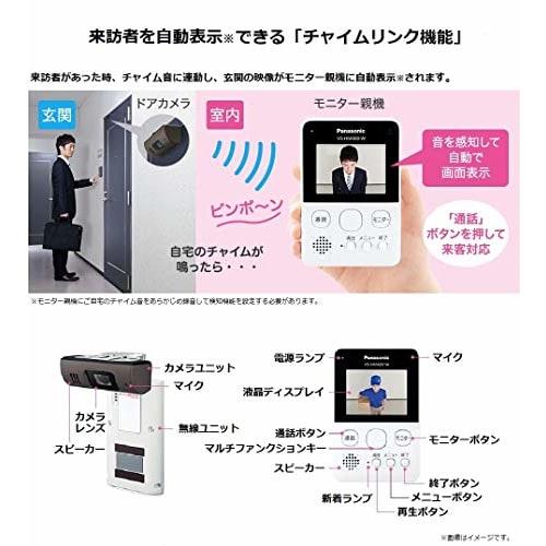 Panasonic Door Camera with Monitor VS-HC400-W