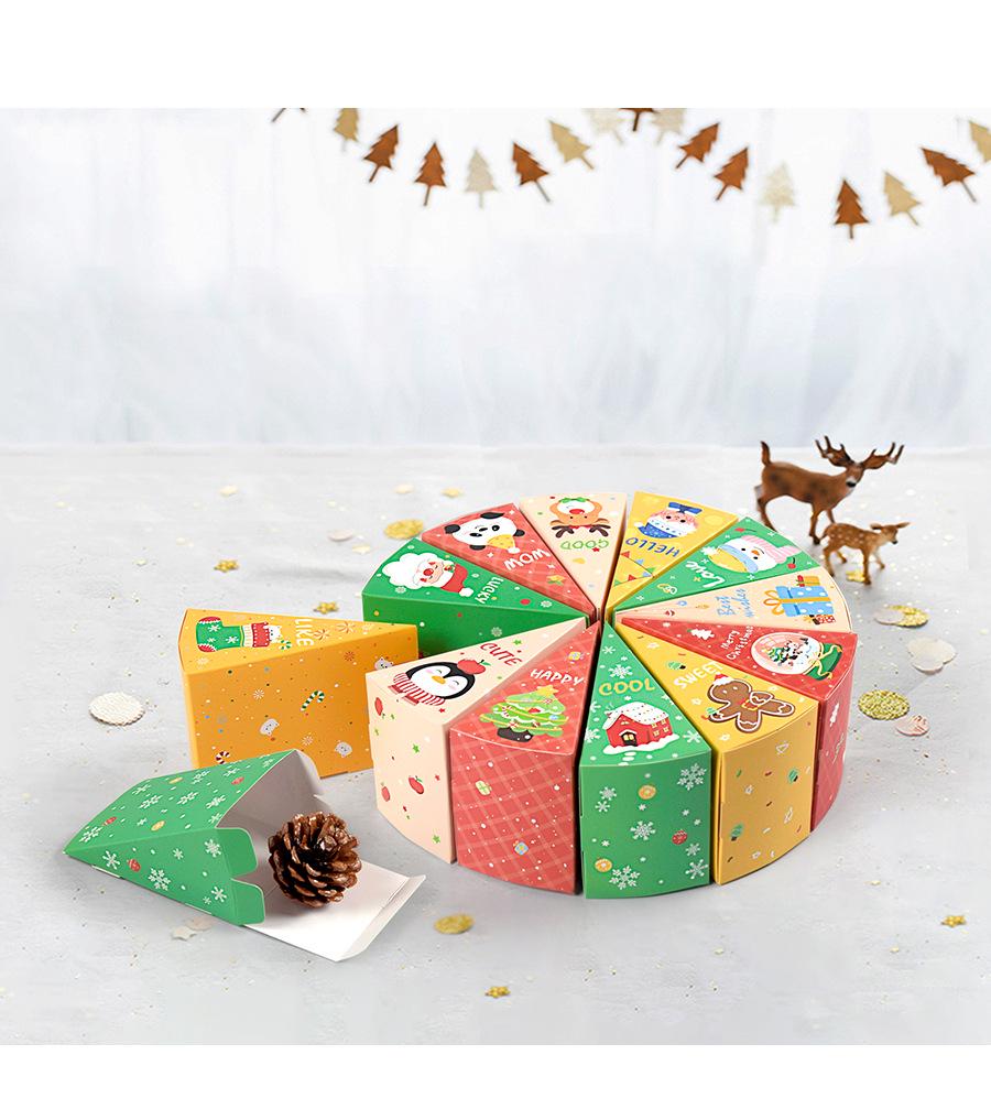 12 Christmas Countdown Gift Boxes: Festive Party Packaging (12 Pcs)