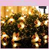 Vibrant Solar Powered Bee String Lights Ideal For Weddings And Holiday Celebrations