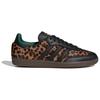 adidas Samba OG חבילת צ'יטה - נעלי סניקרס ירוקות קולגיאליות לנשים חום שחור ליבה לבן קרם JI2735