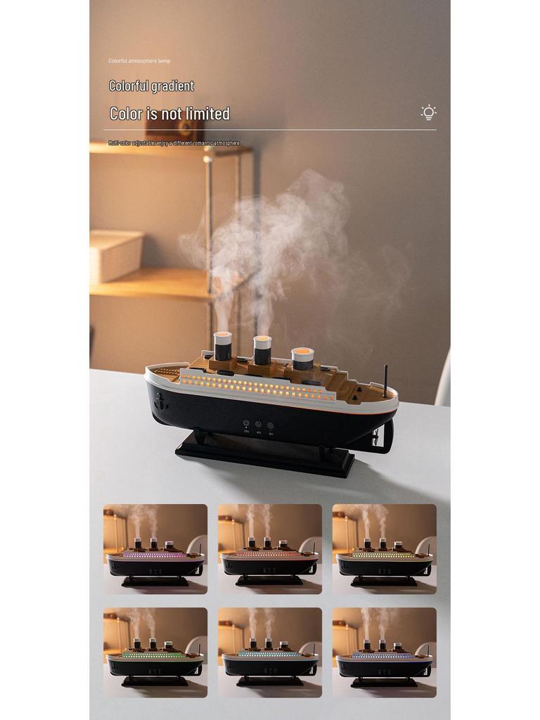 Steamboat Jellyfish Aromatherapy Machine and White Noise Oil Atomizer