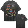 Summer Hot Sale Rapper Bad Bunny Vintage Washed T Shirts Debi Tirar Mas Fotos DTMF T-shirt Y2k Men Women Hip Hop Fashion T-shirt