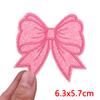Pink Letter Patch DIY Summer Vibes Embroidered Patches Iron On Patches For Clothing Thermoadhesive Patches Cartoon Sew Bagdes