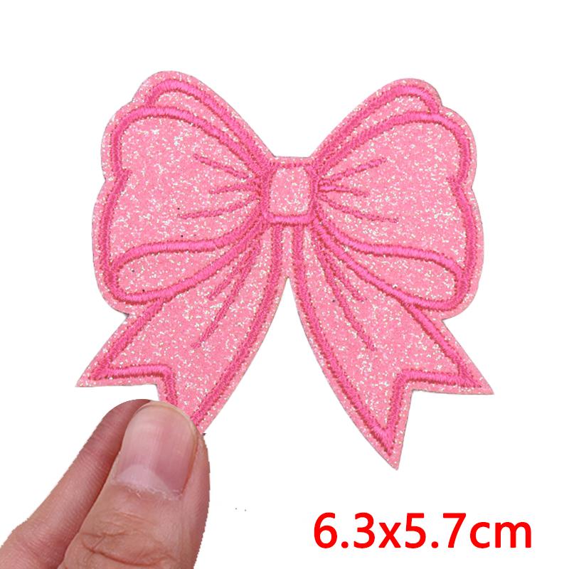 Pink Letter Patch DIY Summer Vibes Embroidered Patches Iron On Patches For Clothing Thermoadhesive Patches Cartoon Sew Bagdes