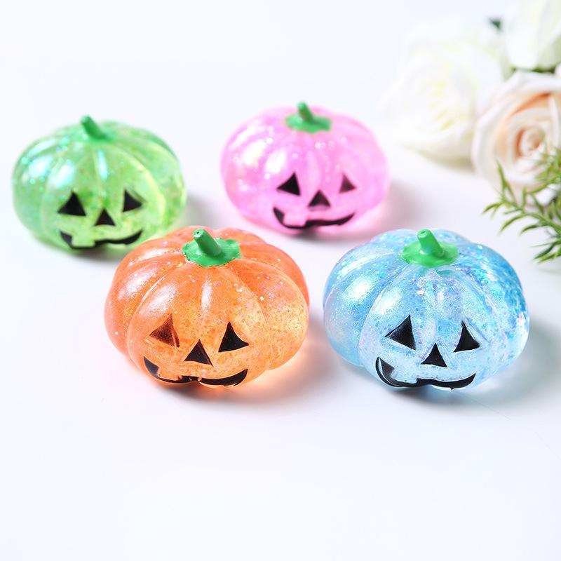Halloween Pumpkin Maltose Stress Ball Squishies Toy Soft Stress Ball Squishy Slow Rebound Fidget Toy Stress Relief Relax Toys