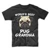 World's Best Pug Grandma Dog Owner T-Shirt