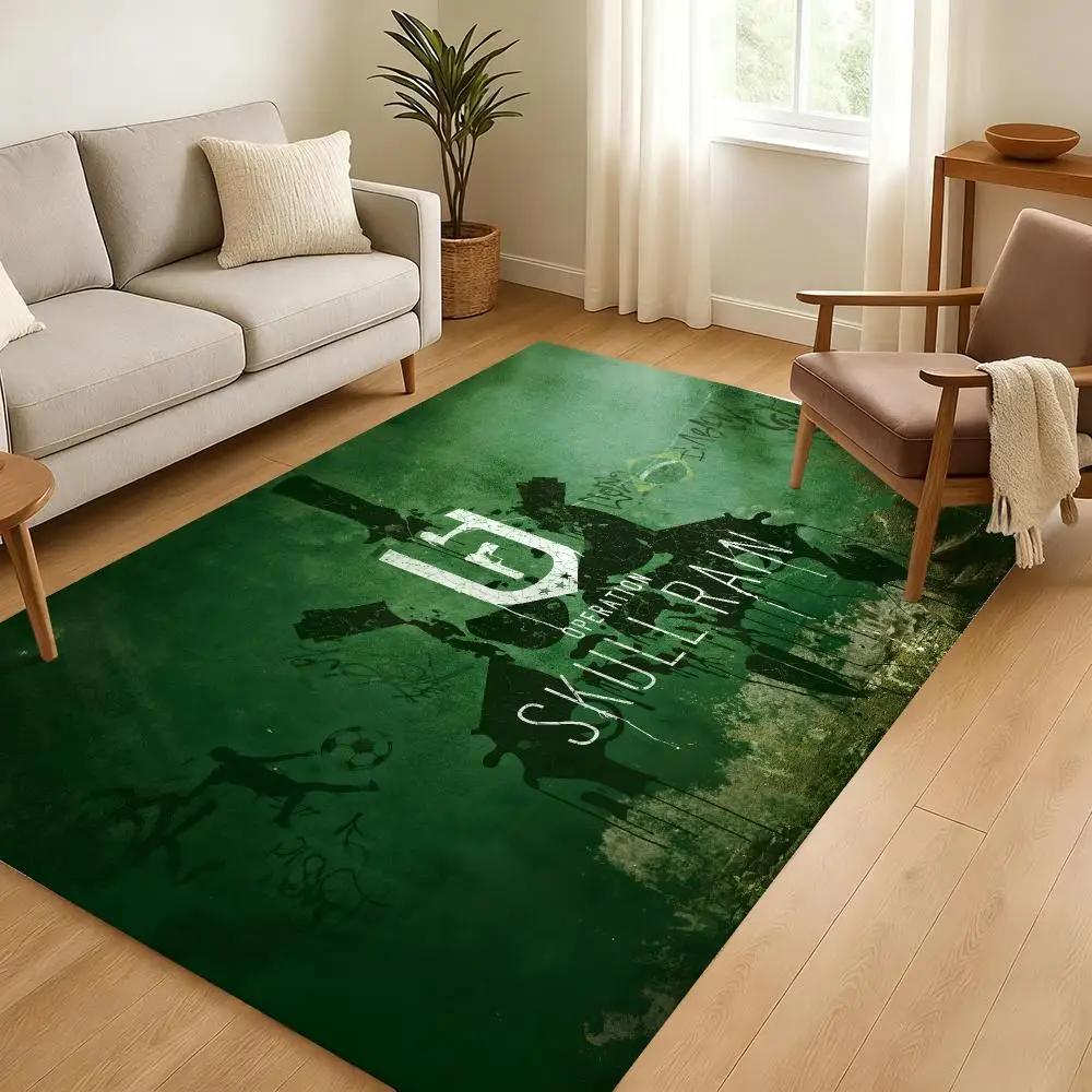 Tom C-Clancys R-Rainbow Six Siege Game Floor Mat Soft Thickened Non-Slip Bedroom Living Room Door Mat Home Decor Flannel Rugs