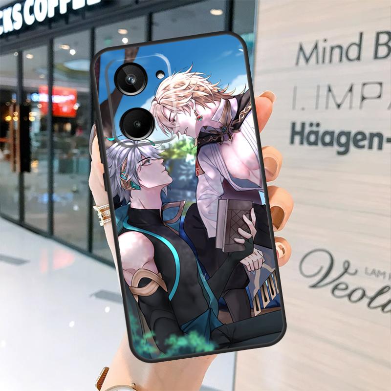 Genshin Impact Alhaitham Kaveh For Realme C55 C33 C35 C31 C30 C25 C21Y C15 C11 GT Neo 5 3 2 2T 3T 8 9 10 11 Pro Plus Case