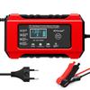 Digital Display Screen Suitable for Lead Acid Batteries 12V6A Intelligent EU Plug Reverse Protection Car/Motorcycle Charger Smart Battery Charger