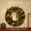 Christmas Decoration Wreath Pendant Photo Decoration Scene Arrangement Rattan Christmas Tree Pendant Peripheral Wall Hanging Door Hanging