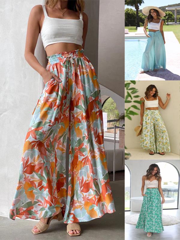 

2025 Autumn/Winter Women’s Casual Wide-Leg Loose Fashion Long Pants - European and American Style S