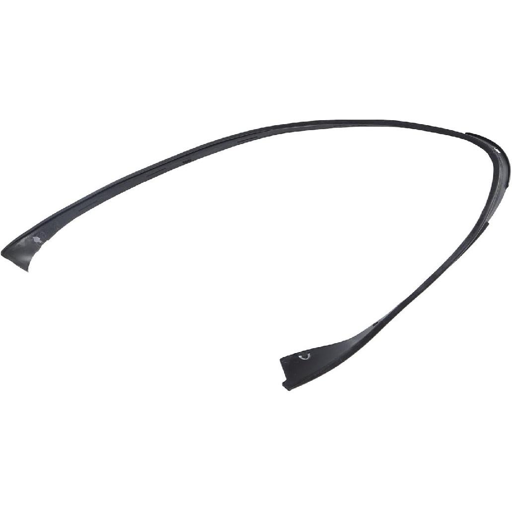 Rubber Seal Strip, Car Headlamp Decorative Strip Black Rubber Front Headlight Front Working Light Seal Trim Noise Reduction (Left) Right