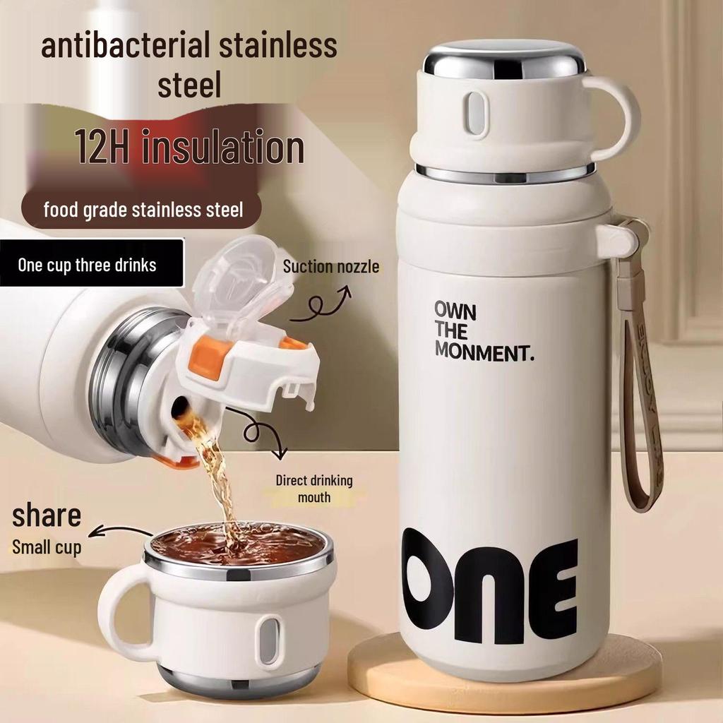 2026 Stylish Thermos Cup: Durable 316 Stainless Steel for Students, Ideal for Tea Brewing