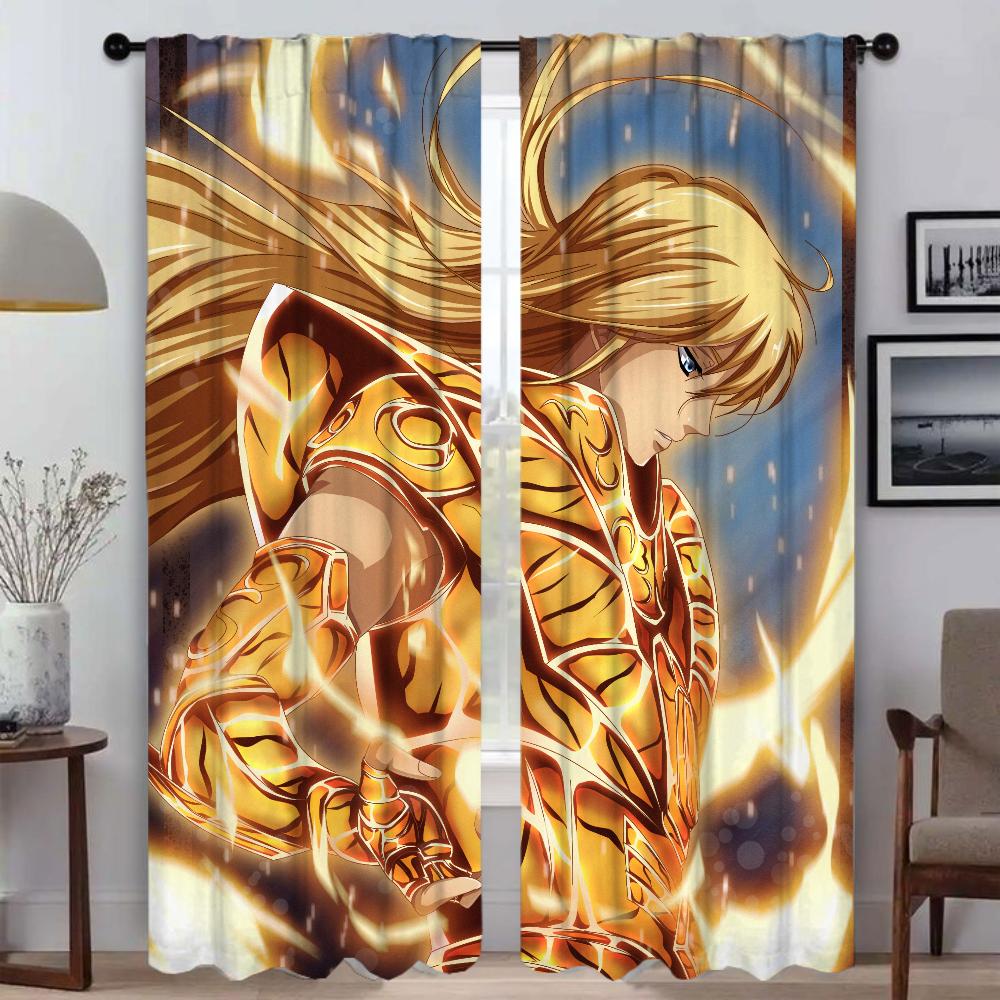 Curtains Living Room Curtain Saint Seiyas Tulle Bedroom Halloween Decoration Home Interior Camera Anti Mosquito Made Of Polyester Window Treatment