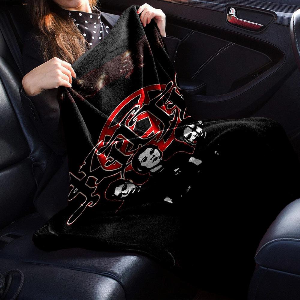 1pc KMFDM Soft Flannel All Season Throw for Home, Office, Outdoor UseDurable Comfort Soft Warm Throw for Home