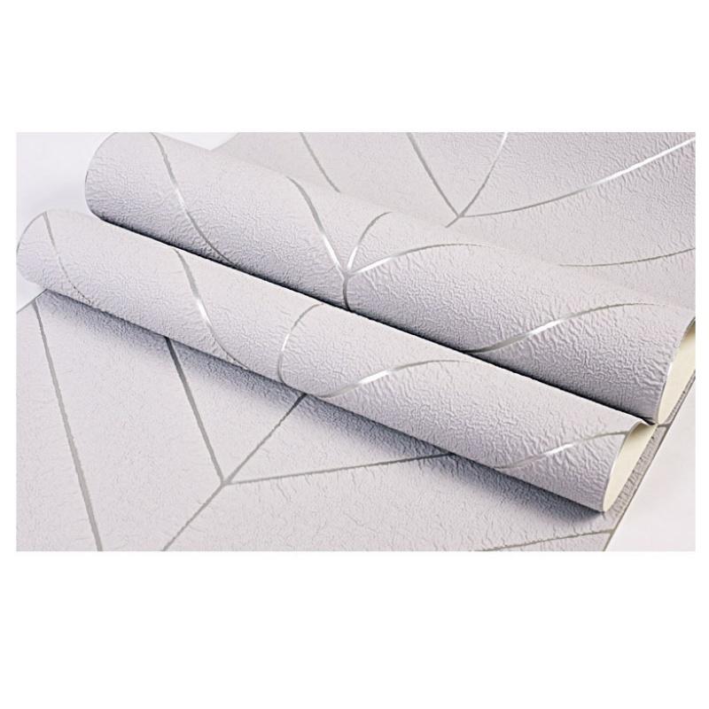 Luxury Suede Texture 3D Wallpaper 1.2mm Non-Woven Geometric Wall Cover, Modern Home Decor, Renovation Wall Paper Roll 0.53x9.5m