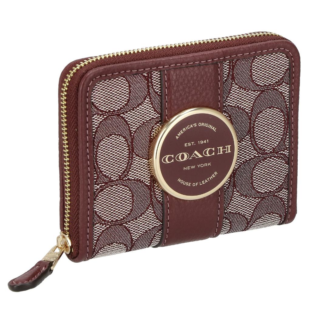 Bifold Wallet C8323 LNISIG JQ LON Zip WL [Coach] Women's Im/WineMulti [Item]