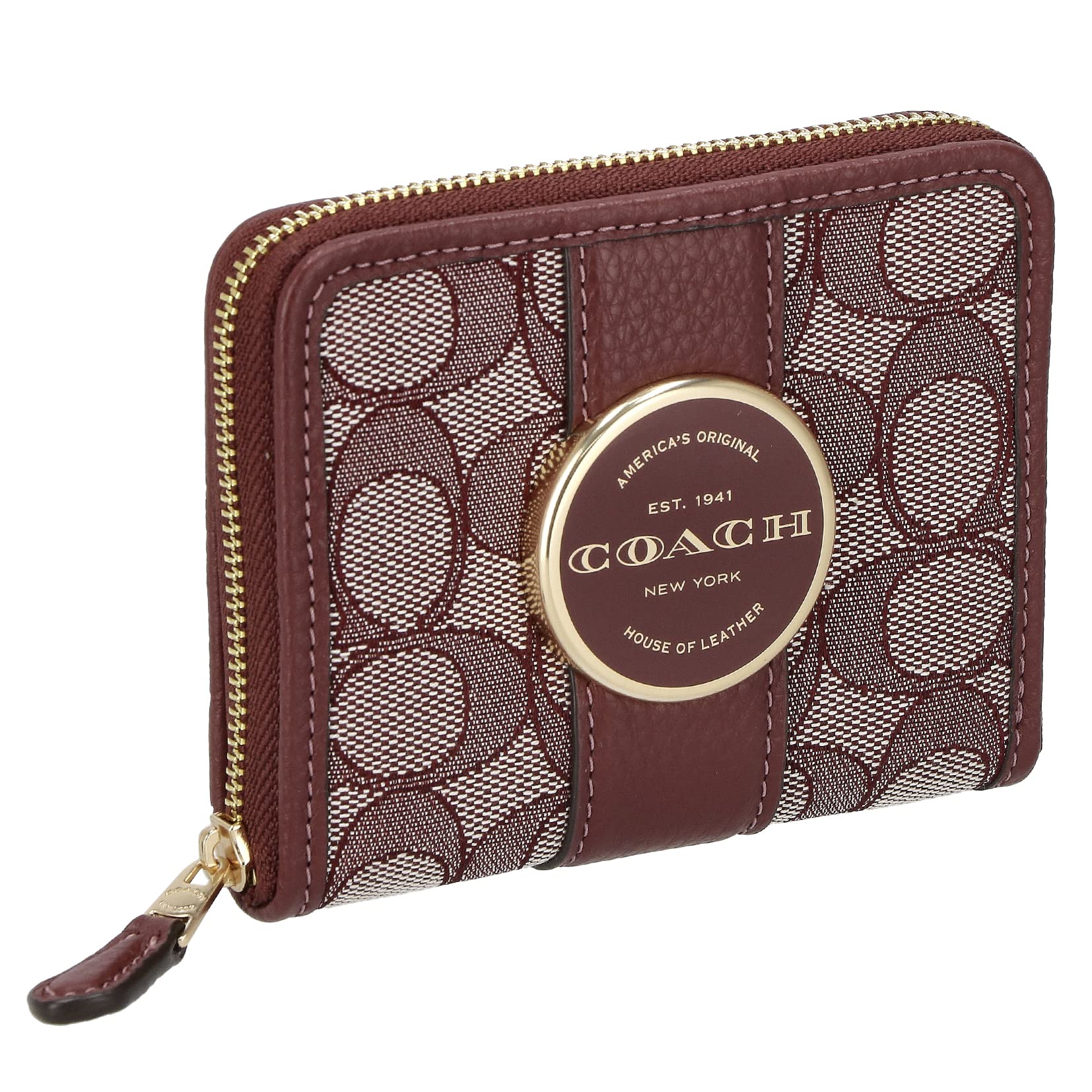 

Кошелек двойного сложения C8323 LNISIG JQ LON Zip WL [Coach] женский Im/WineMulti [Товар]