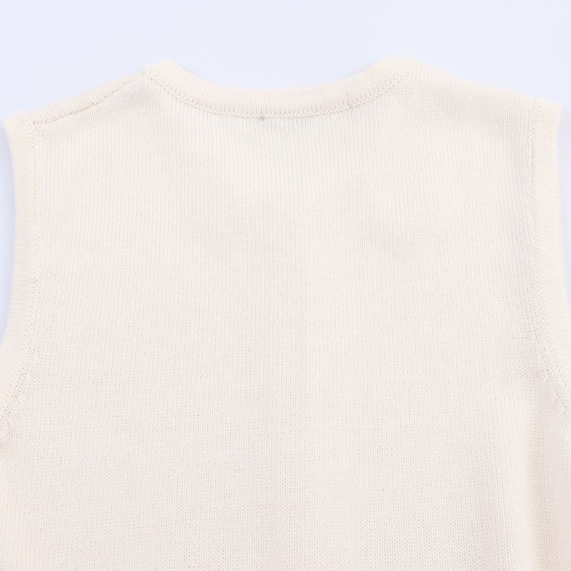 Kaslead New Women clothes Western Style Fashion Simple Belt Decoration Vest Vest 2756111