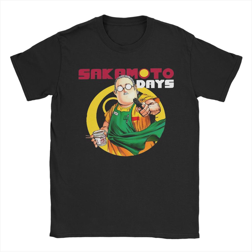 Vintage Gaku Sakamoto Days T Shirt For Men Women O-neck Short Sleeve Clothes  Cotton Summer Tops